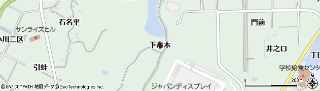 愛知県東浦町（知多郡）緒川（下舟木）周辺の地図