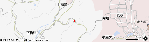 愛知県岡崎市箱柳町（中梅津）周辺の地図