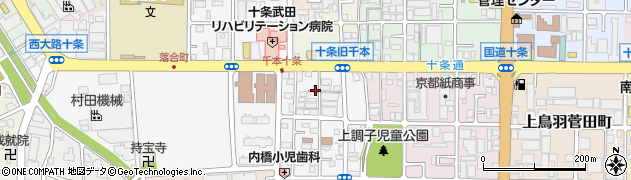 京都府京都市南区上鳥羽南唐戸町14周辺の地図