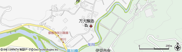 静岡県伊豆市年川254周辺の地図