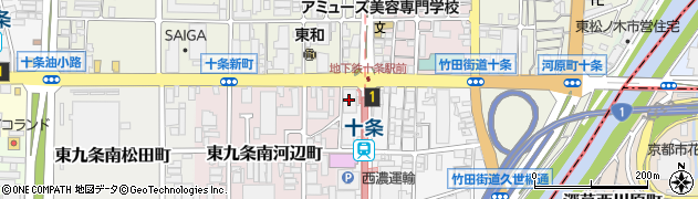 京阪バス株式会社　本社周辺の地図