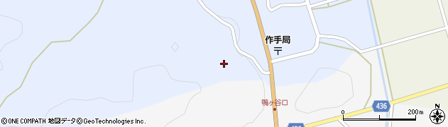 愛知県新城市作手高里本城周辺の地図