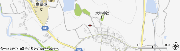 兵庫県福崎町（神崎郡）高岡周辺の地図