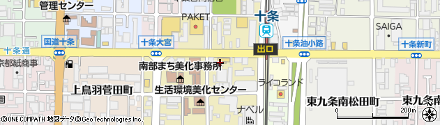 京都府京都市南区西九条森本町64周辺の地図