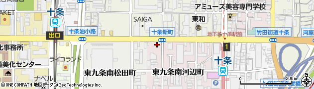 京都府京都市南区東九条南河辺町47周辺の地図