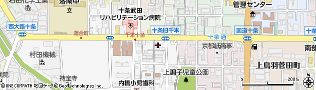 京都府京都市南区上鳥羽南唐戸町46周辺の地図