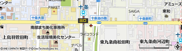 京都府京都市南区西九条柳ノ内町周辺の地図