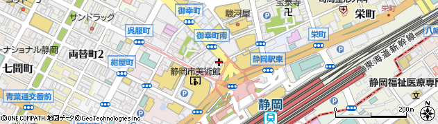 鈴与建設株式会社静岡支店周辺の地図