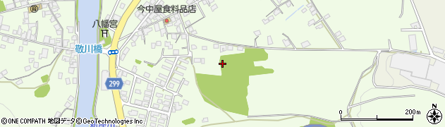 島根県江津市敬川町周辺の地図