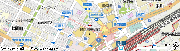 株式会社日本コンタクトレンズ静岡商事周辺の地図