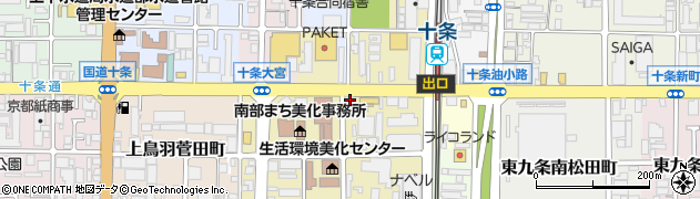 京都府京都市南区西九条森本町63周辺の地図