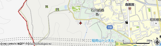 京都府京都市山科区西野山岩ケ谷町周辺の地図