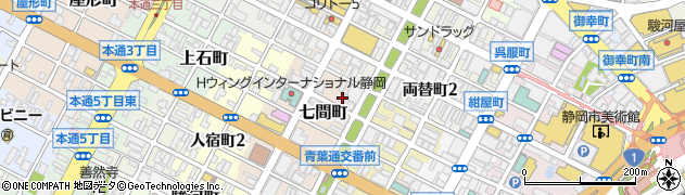 寿司勝 本店周辺の地図