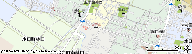 田中道周辺の地図