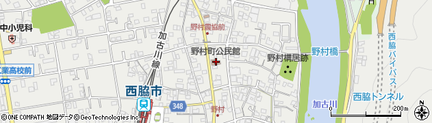 野村町公民館周辺の地図