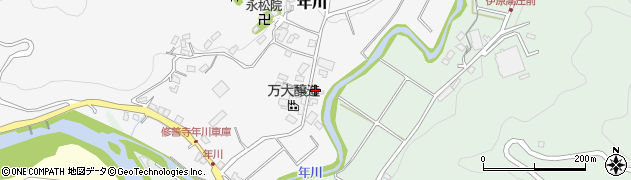 静岡県伊豆市年川252-1周辺の地図