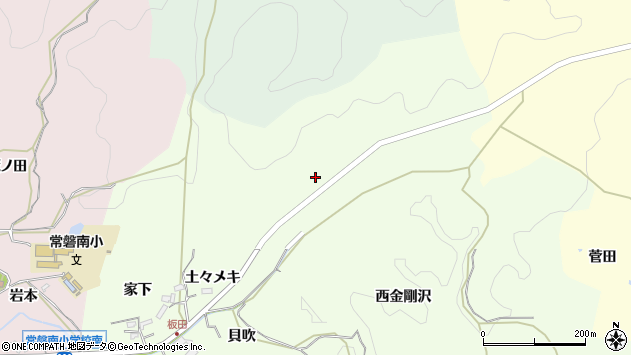 〒444-3171 愛知県岡崎市板田町の地図