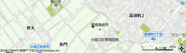 愛知県刈谷市小垣江町（東竜）周辺の地図