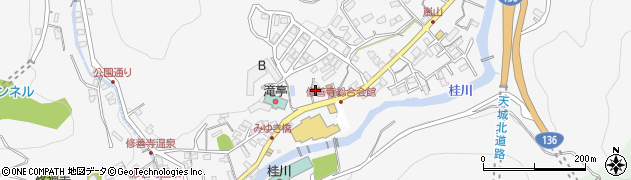 東海綜合警備保障株式会社修善寺出張所周辺の地図