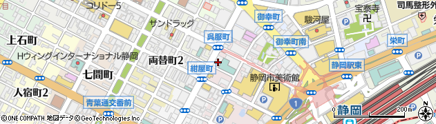 三井住友信託銀行静岡支店・静岡中央支店周辺の地図