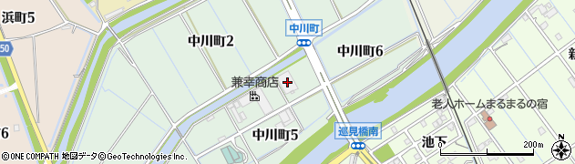 日進精機株式会社　中川工場周辺の地図