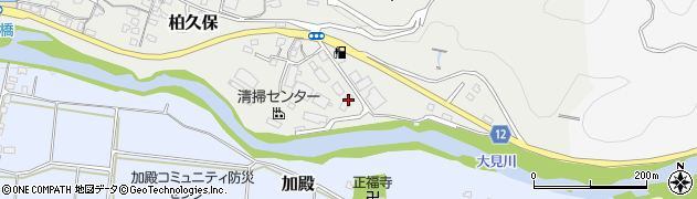 静岡県伊豆市柏久保115周辺の地図