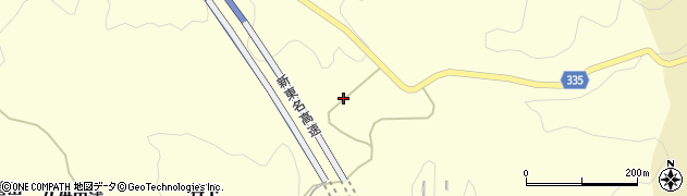 愛知県岡崎市岩中町（冷田）周辺の地図