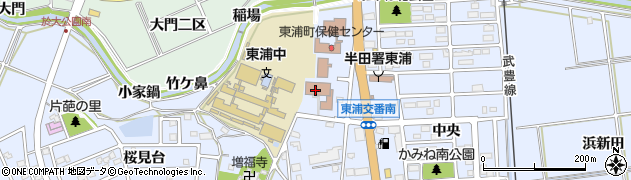 商工会周辺の地図