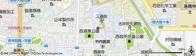 京都府京都市南区吉祥院里ノ内町周辺の地図