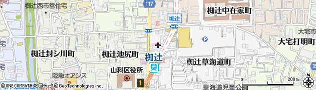 オックス・クリエーション椥辻店周辺の地図