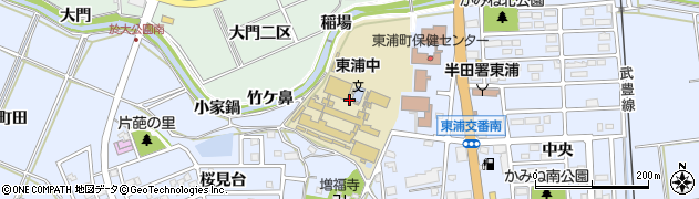 愛知県知多郡東浦町石浜障戸周辺の地図