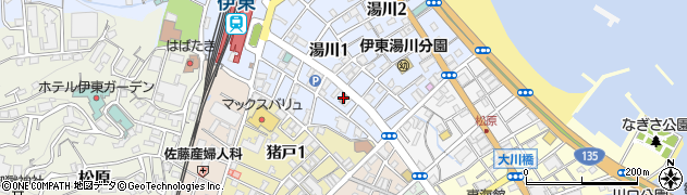 伊東駅前郵便局 ＡＴＭ周辺の地図