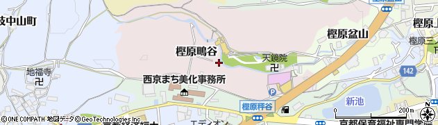 京都府京都市西京区樫原鴫谷周辺の地図