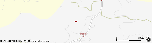 愛知県岡崎市大高味町（山桃）周辺の地図