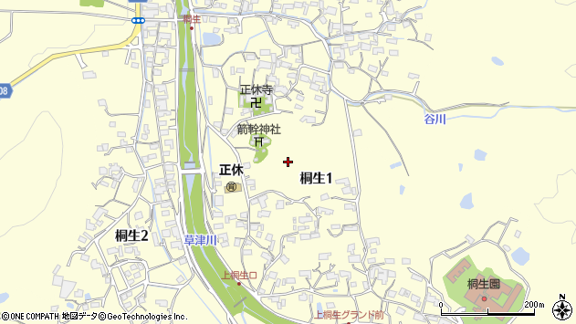 〒520-2111 滋賀県大津市桐生の地図