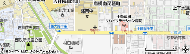京都府京都市南区吉祥院八反田町周辺の地図