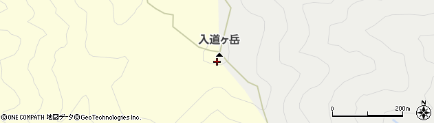 入道ケ岳周辺の地図