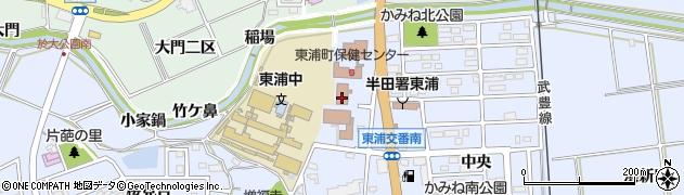 東浦町役場　福祉センター周辺の地図