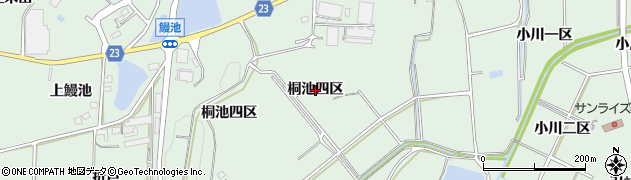 愛知県東浦町（知多郡）緒川（桐池四区）周辺の地図