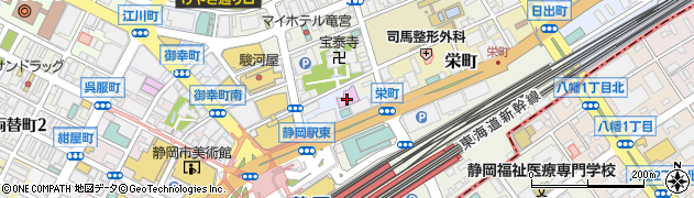 静岡シネ・ギャラリー１．２周辺の地図