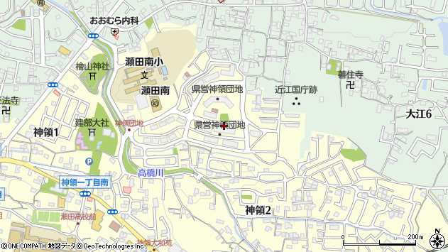 〒520-2131 滋賀県大津市三大寺の地図
