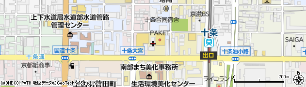 京都府京都市南区西九条森本町1周辺の地図