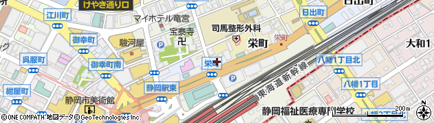 株式会社ベルキャリエール　静岡支店周辺の地図