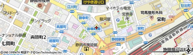 静岡モディ周辺の地図