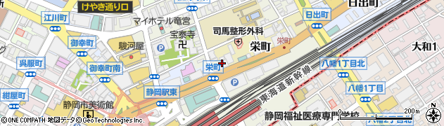 株式会社ＥＮＥＯＳウイング　静岡ＳＳ周辺の地図