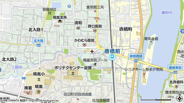 〒520-0854 滋賀県大津市鳥居川町の地図
