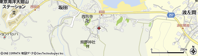 千葉県館山市坂田135周辺の地図