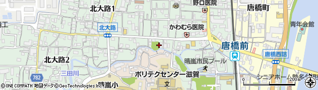 滋賀県大津市鳥居川町9周辺の地図