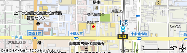 京都府京都市南区西九条森本町8周辺の地図