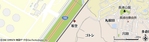 愛知県知多市日長寒空周辺の地図